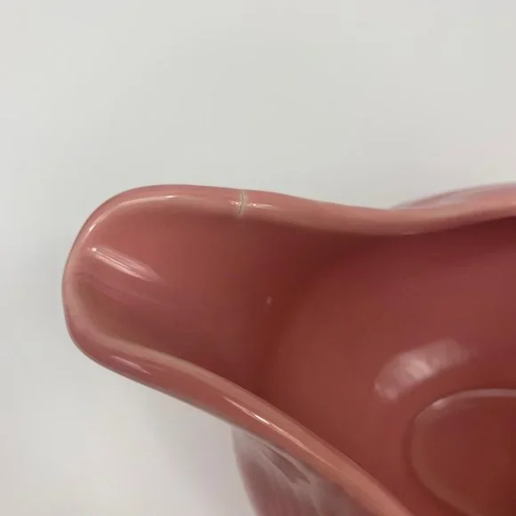 Fiestaware Rose Pink Gravy Boat Homer Laughlin USA - Picture 6 of 8